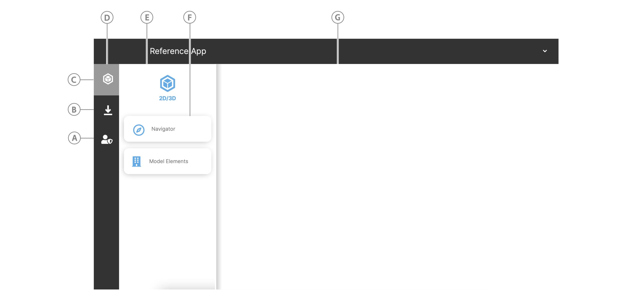 Reference App Sections